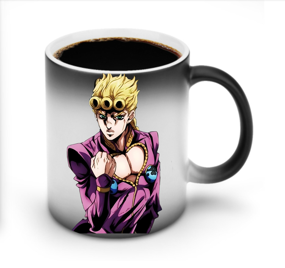 （画像用） ジョジョの奇妙な冒険 ジョルノ?ジョバァーナ JoJo's Bizarre Adventure Giorno Giovanna 温度変色マグカップ