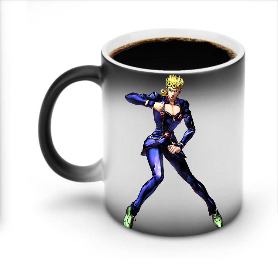 （画像用） ジョジョの奇妙な冒険 ジョルノ?ジョバァーナ JoJo's Bizarre Adventure Giorno Giovanna 温度変色マグカップ