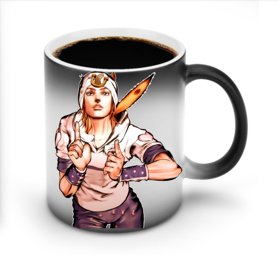（画像用） ジョジョの奇妙な冒険 ジョナサン?ジョースター JoJo's Bizarre Adventure Jonathan Joestar 温度変色マグカップ