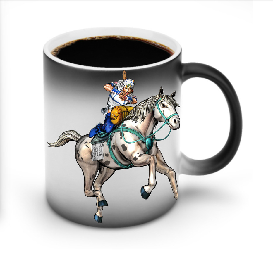 （画像用） ジョジョの奇妙な冒険 ジョナサン?ジョースター JoJo's Bizarre Adventure Jonathan Joestar 温度変色マグカップ