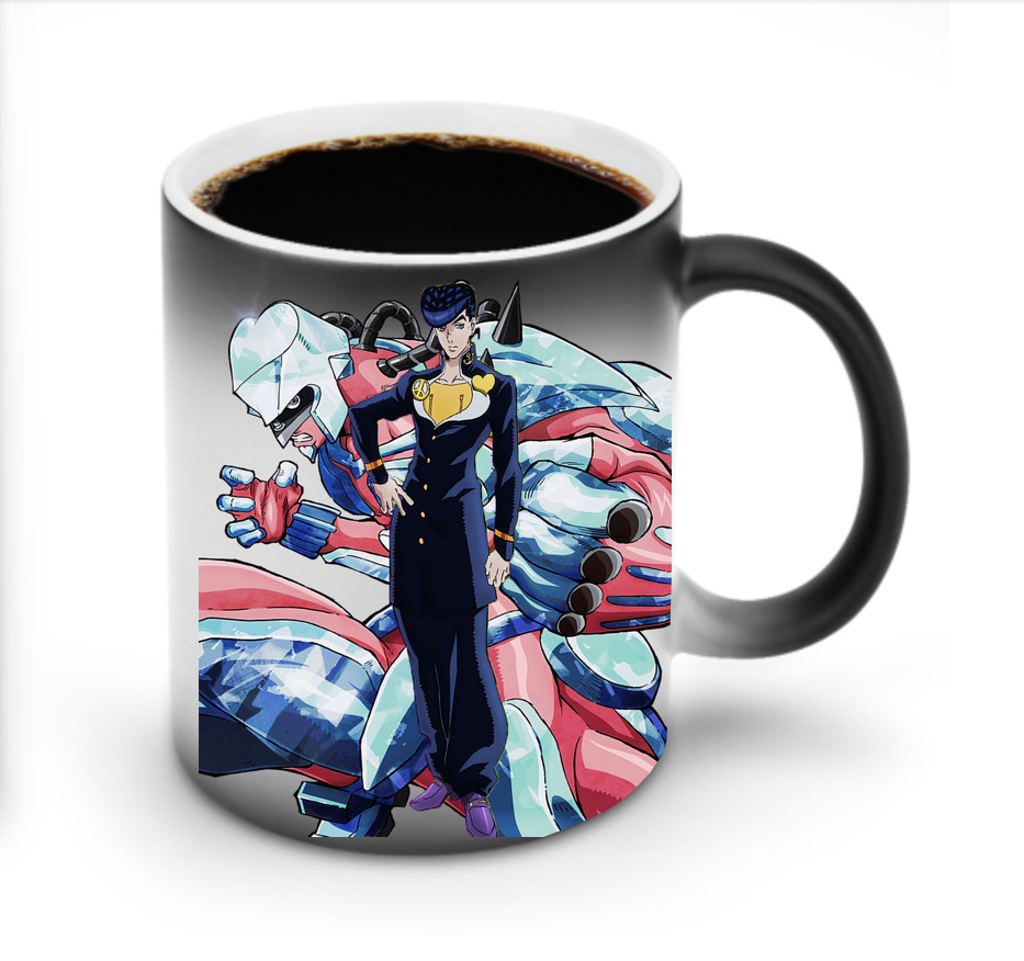 （画像用） ジョジョの奇妙な冒険 ひがしかた じょうすけ JoJo's Bizarre Adventure Higashikata Josuke 温度変色マグカップ