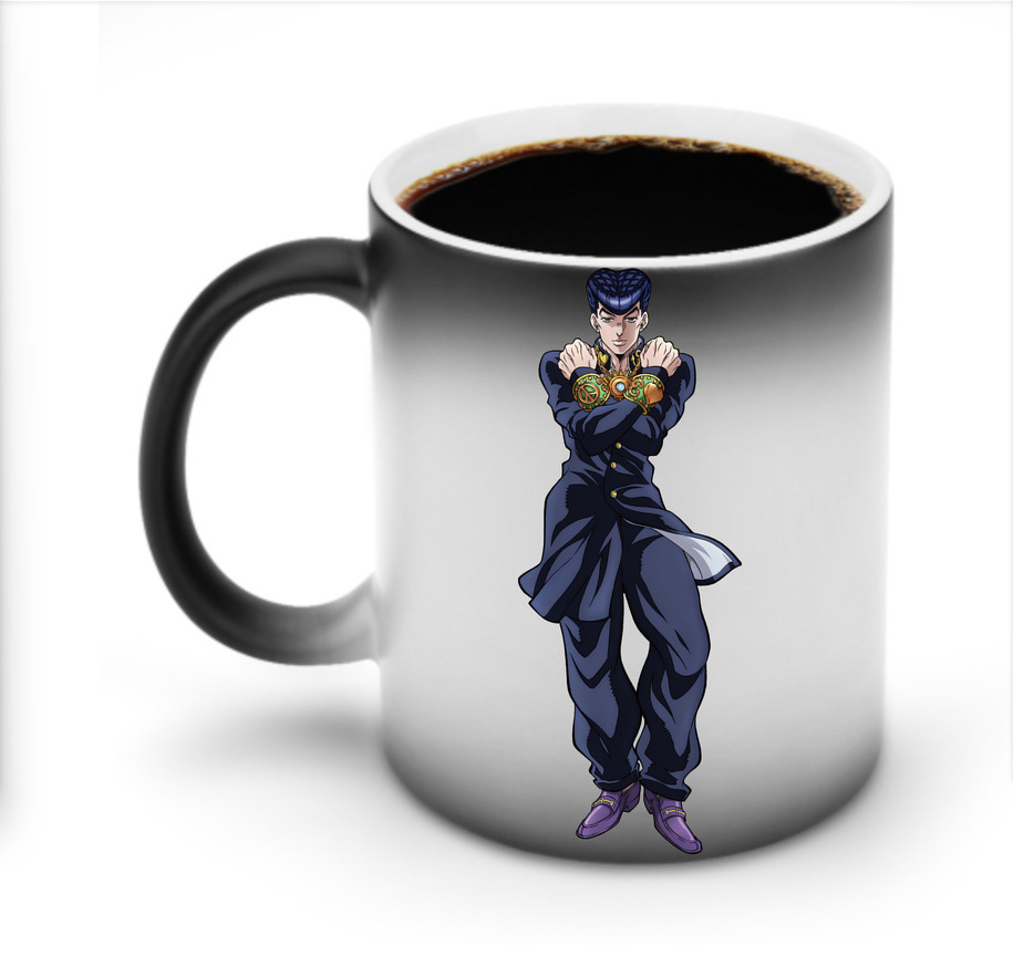 （画像用） ジョジョの奇妙な冒険 ひがしかた じょうすけ JoJo's Bizarre Adventure Higashikata Josuke 温度変色マグカップ