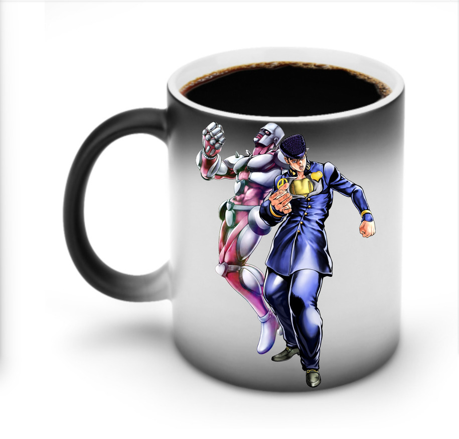 （画像用） ジョジョの奇妙な冒険 ひがしかた じょうすけ JoJo's Bizarre Adventure Higashikata Josuke 温度変色マグカップ