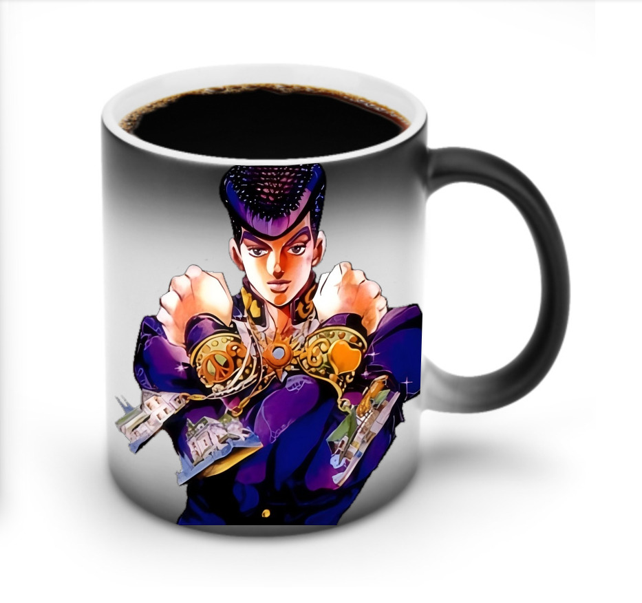 （画像用） ジョジョの奇妙な冒険 ひがしかた じょうすけ JoJo's Bizarre Adventure Higashikata Josuke 温度変色マグカップ