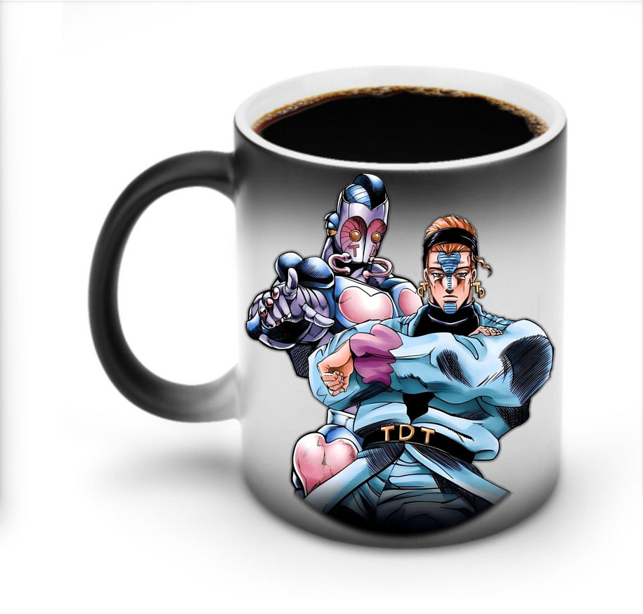 （画像用） ジョジョの奇妙な冒険 ひがしかた じょうすけ JoJo's Bizarre Adventure Higashikata Josuke 温度変色マグカップ