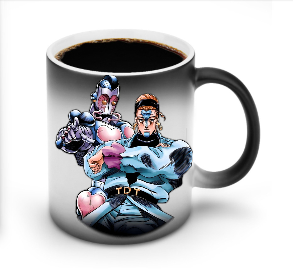 （画像用） ジョジョの奇妙な冒険 ひがしかた じょうすけ JoJo's Bizarre Adventure Higashikata Josuke 温度変色マグカップ