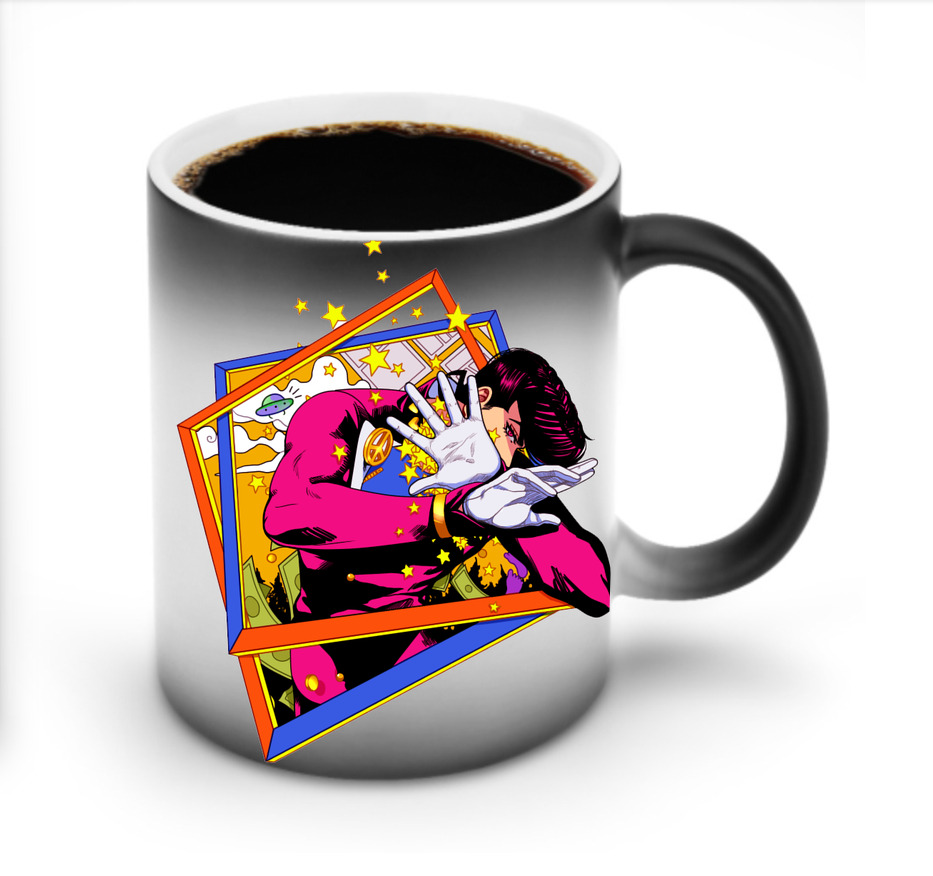 （画像用） ジョジョの奇妙な冒険 ひがしかた じょうすけ JoJo's Bizarre Adventure Higashikata Josuke 温度変色マグカップ