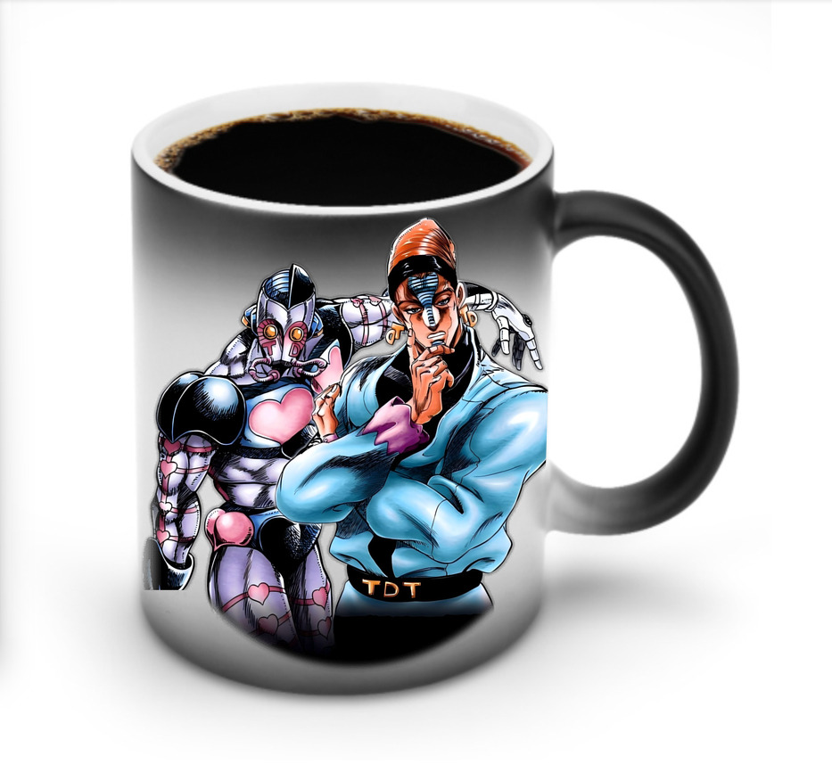 （画像用） ジョジョの奇妙な冒険 ひがしかた じょうすけ JoJo's Bizarre Adventure Higashikata Josuke 温度変色マグカップ