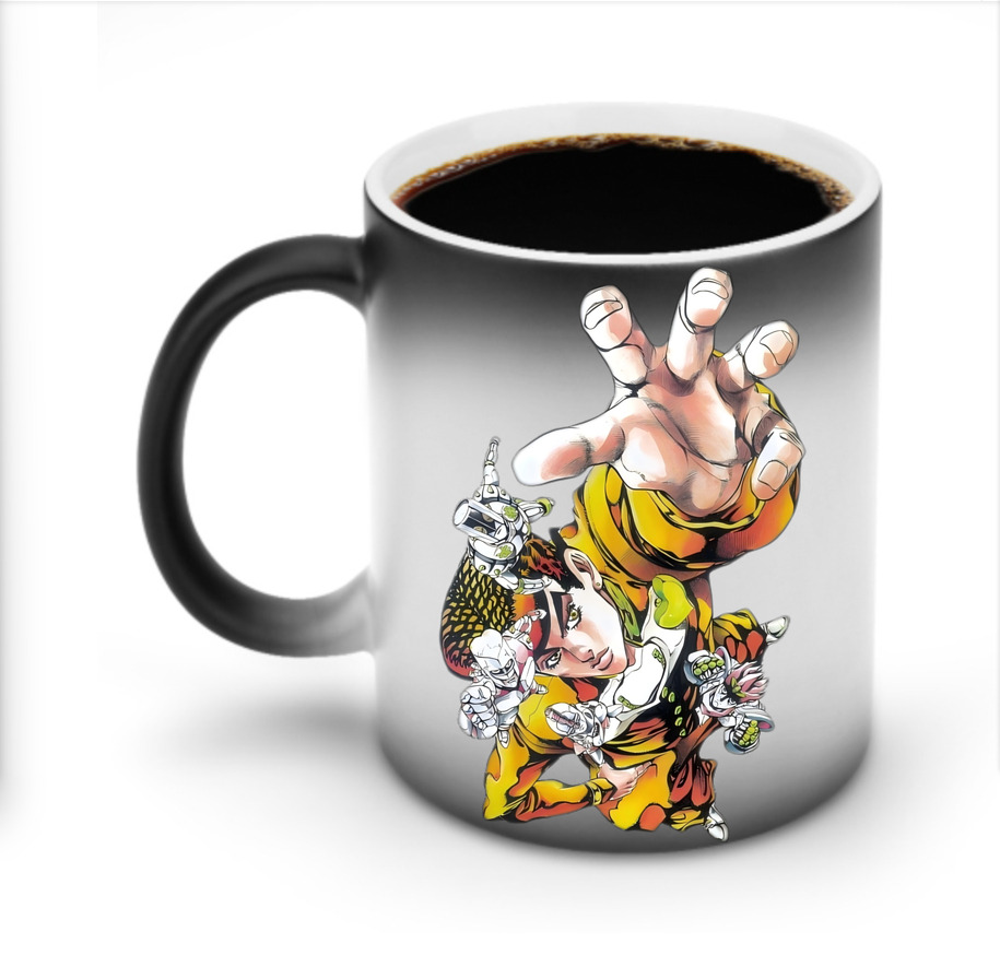 （画像用） ジョジョの奇妙な冒険 ひがしかた じょうすけ JoJo's Bizarre Adventure Higashikata Josuke 温度変色マグカップ