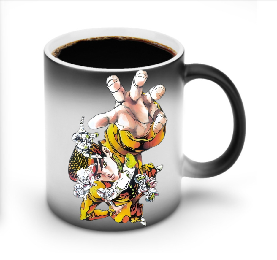 （画像用） ジョジョの奇妙な冒険 ひがしかた じょうすけ JoJo's Bizarre Adventure Higashikata Josuke 温度変色マグカップ