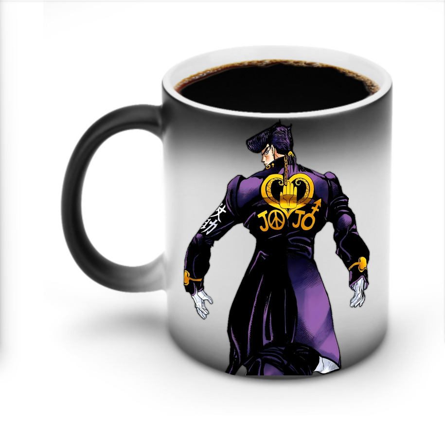 （画像用） ジョジョの奇妙な冒険 ひがしかた じょうすけ JoJo's Bizarre Adventure Higashikata Josuke 温度変色マグカップ