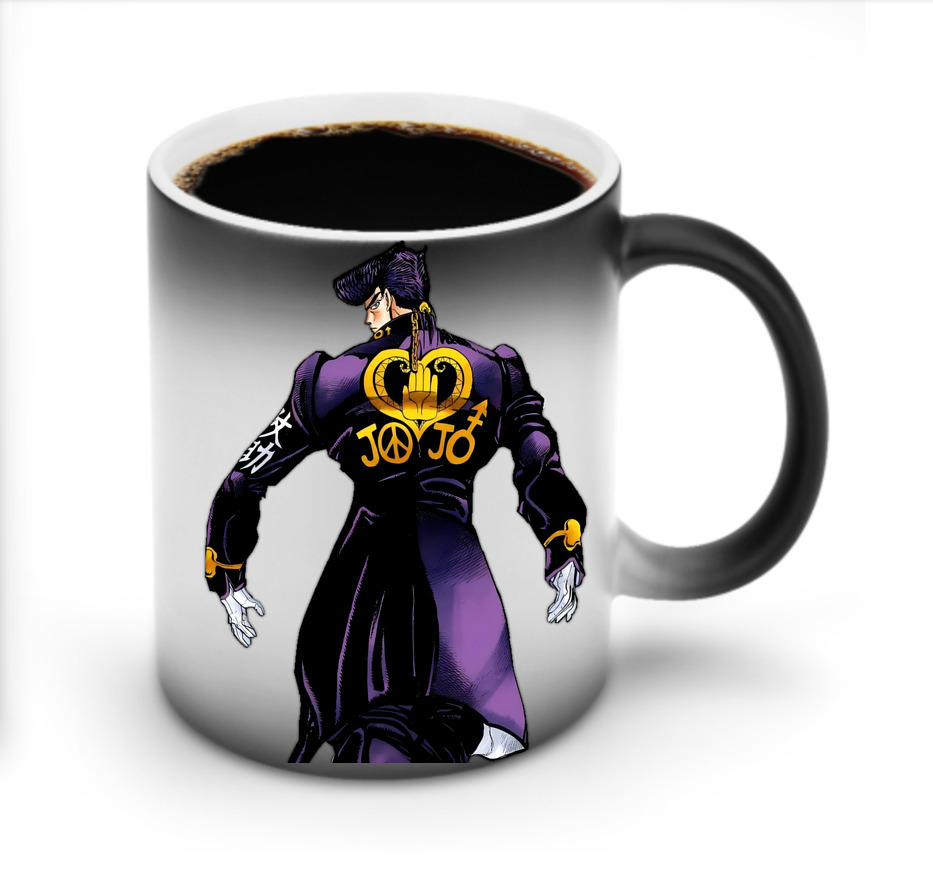 （画像用） ジョジョの奇妙な冒険 ひがしかた じょうすけ JoJo's Bizarre Adventure Higashikata Josuke 温度変色マグカップ