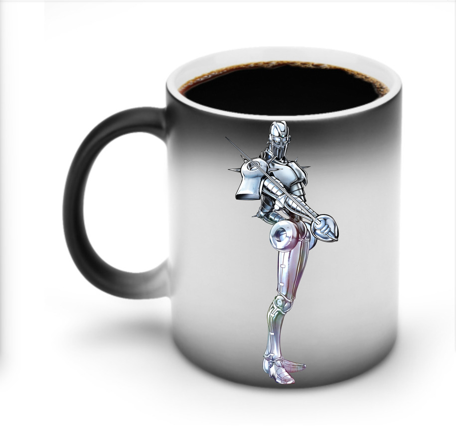 （画像用） ジョジョの奇妙な冒険 ジャン＝ピエール?ポルナレフ JoJo's Bizarre Adventure Jan Pierre Polnareff 温度変色マグカップ