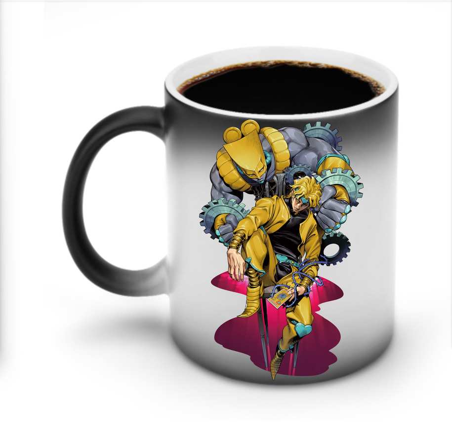 （画像用） ジョジョの奇妙な冒険 ディオ?ブランドー JoJo's Bizarre Adventure Dio Brando 温度変色マグカップ