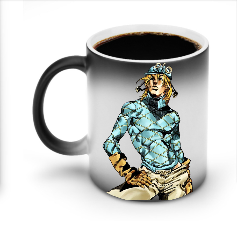 （画像用） ジョジョの奇妙な冒険 ディオ?ブランドー JoJo's Bizarre Adventure Dio Brando 温度変色マグカップ
