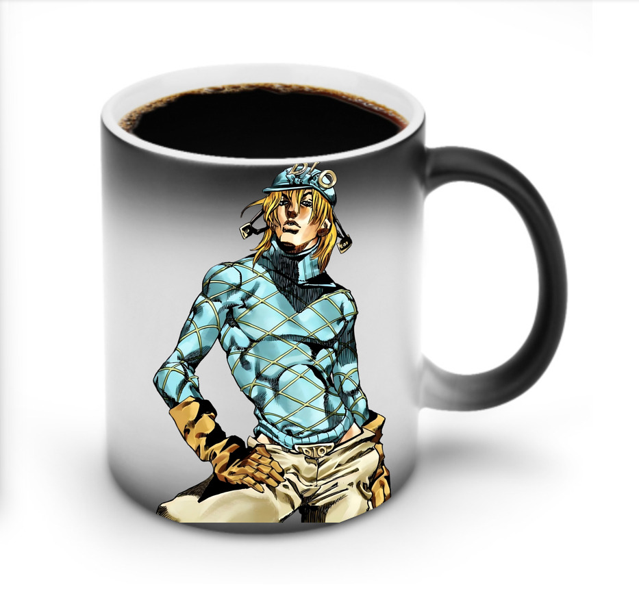 （画像用） ジョジョの奇妙な冒険 ディオ?ブランドー JoJo's Bizarre Adventure Dio Brando 温度変色マグカップ