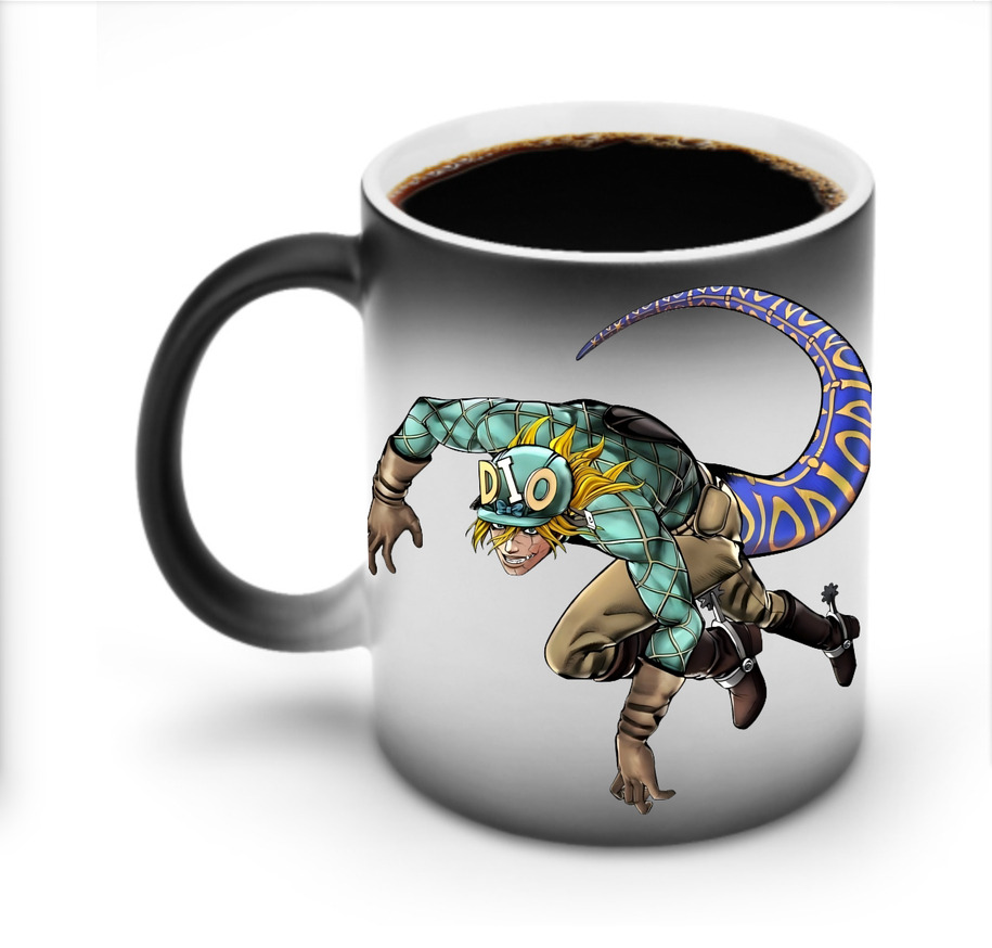 （画像用） ジョジョの奇妙な冒険 ディオ?ブランドー JoJo's Bizarre Adventure Dio Brando 温度変色マグカップ