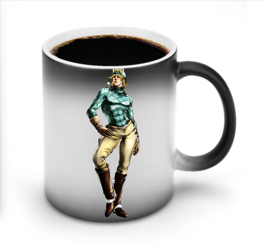（画像用） ジョジョの奇妙な冒険 ディオ?ブランドー JoJo's Bizarre Adventure Dio Brando 温度変色マグカップ