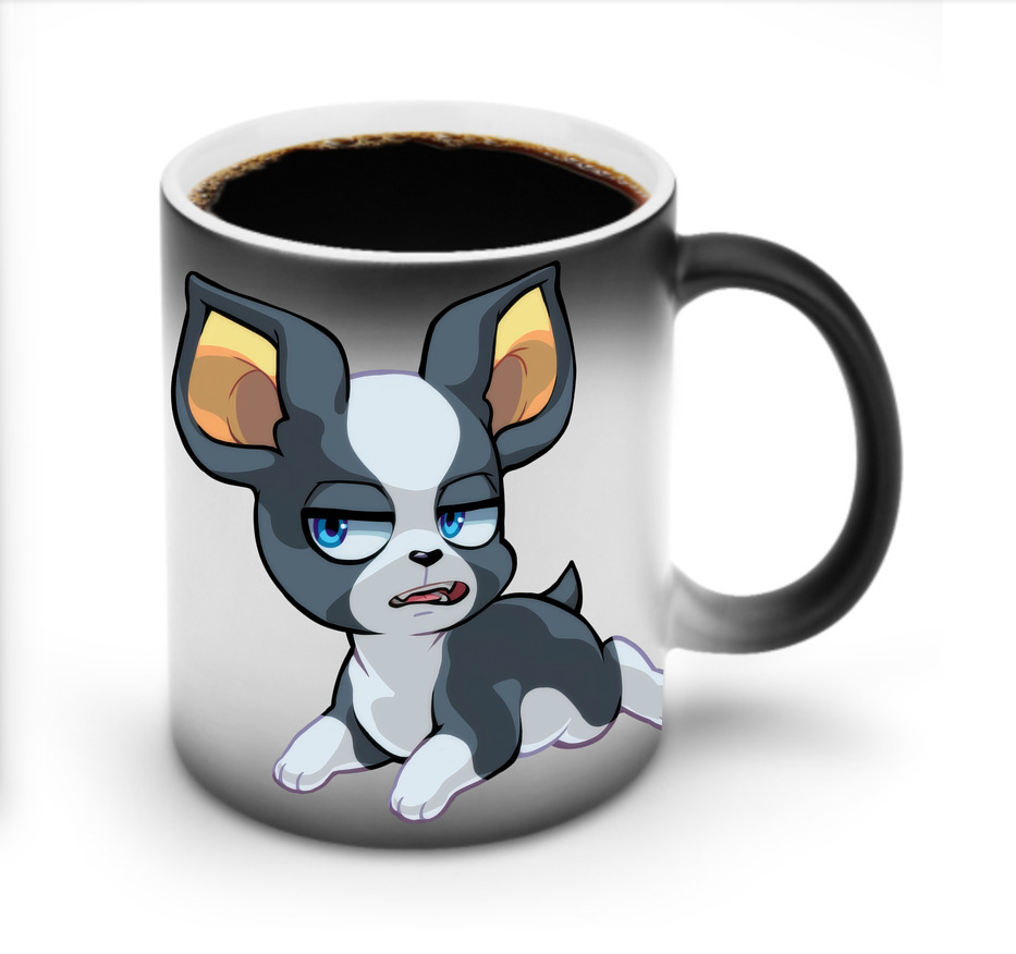 （画像用） ジョジョの奇妙な冒険 イギー JoJo's Bizarre Adventure Iggy 温度変色マグカップ