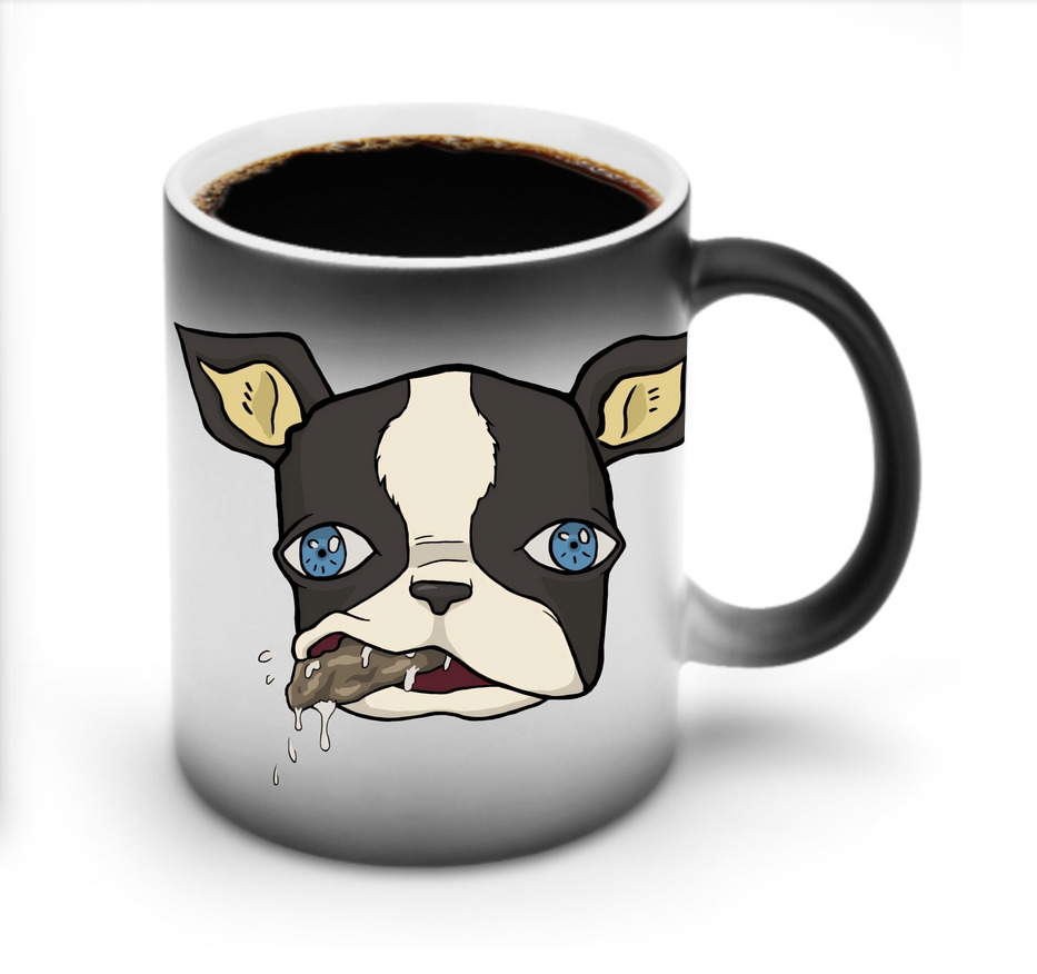 （画像用） ジョジョの奇妙な冒険 イギー JoJo's Bizarre Adventure Iggy 温度変色マグカップ