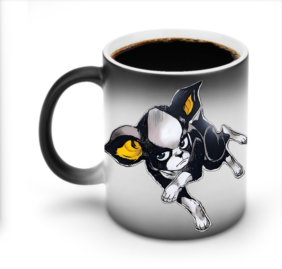 （画像用） ジョジョの奇妙な冒険 イギー JoJo's Bizarre Adventure Iggy 温度変色マグカップ