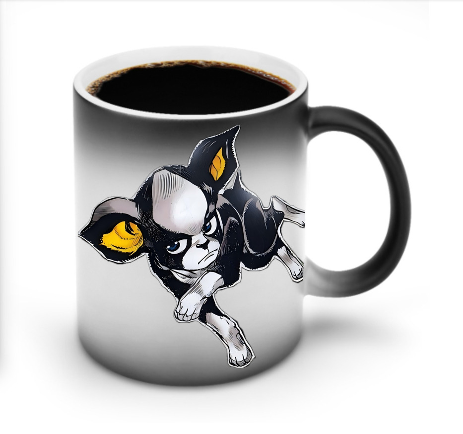 （画像用） ジョジョの奇妙な冒険 イギー JoJo's Bizarre Adventure Iggy 温度変色マグカップ