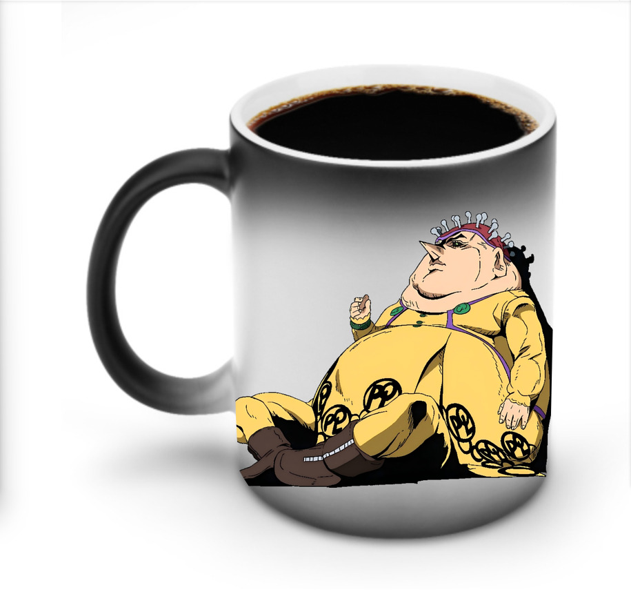 （画像用） ジョジョの奇妙な冒険 ポルポ JoJo's Bizarre Adventure Polpo 温度変色マグカップ