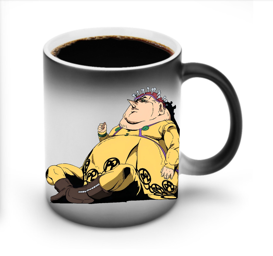 （画像用） ジョジョの奇妙な冒険 ポルポ JoJo's Bizarre Adventure Polpo 温度変色マグカップ