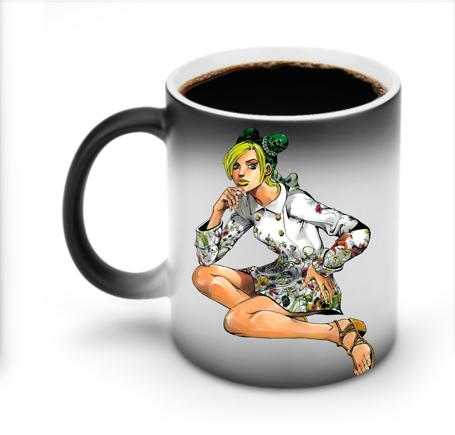 （画像用） "ジョジョの奇妙な冒険 くうじょう ジョリーン JoJo's Bizarre Adventure Jolyne Cujoh " 温度変色マグカップ