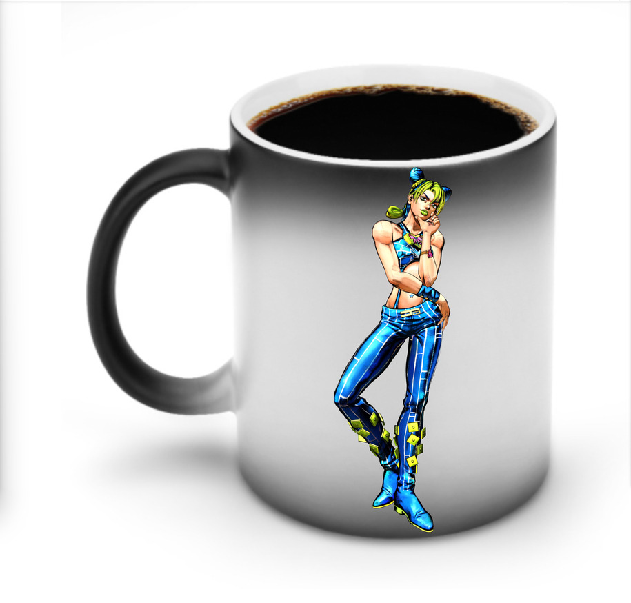 （画像用） "ジョジョの奇妙な冒険 くうじょう ジョリーン JoJo's Bizarre Adventure Jolyne Cujoh " 温度変色マグカップ