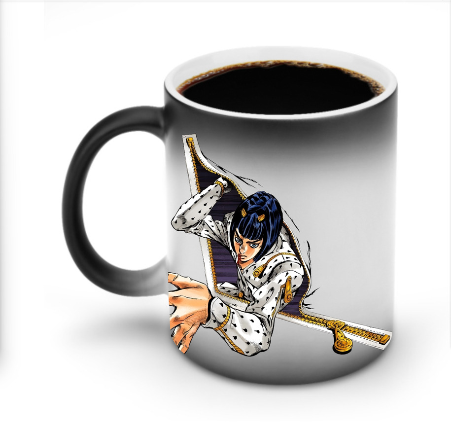 （画像用） ジョジョの奇妙な冒険 ブローノ?ブチャラティ JoJo's Bizarre Adventure Bruno Bucciarati 温度変色マグカップ