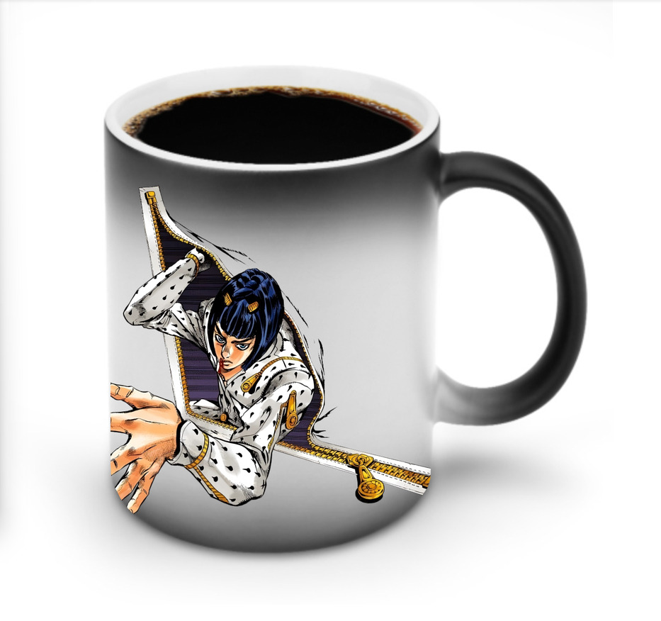 （画像用） ジョジョの奇妙な冒険 ブローノ?ブチャラティ JoJo's Bizarre Adventure Bruno Bucciarati 温度変色マグカップ
