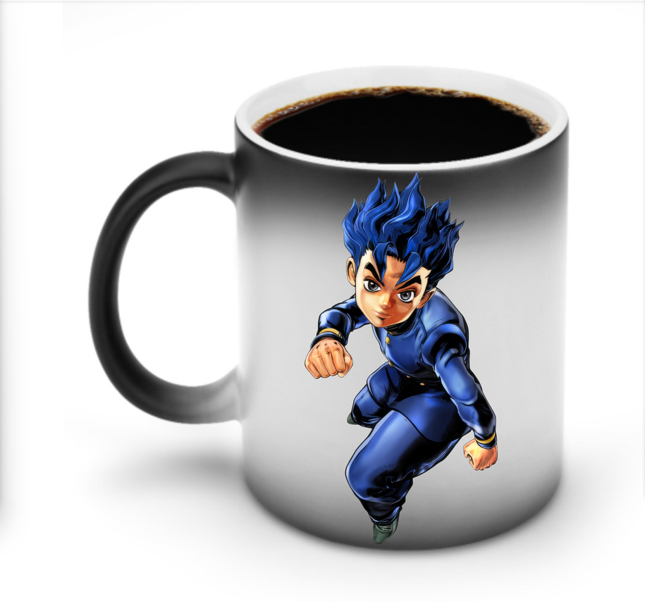 （画像用） ジョジョの奇妙な冒険 広瀨康一 JoJo's Bizarre Adventure Hirose Koichi 温度変色マグカップ