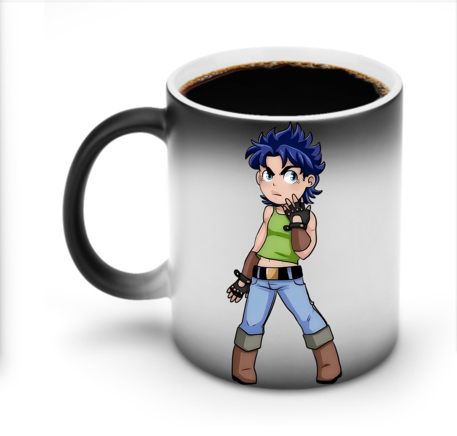 （画像用） ジョジョの奇妙な冒険 広瀨康一 JoJo's Bizarre Adventure Hirose Koichi 温度変色マグカップ