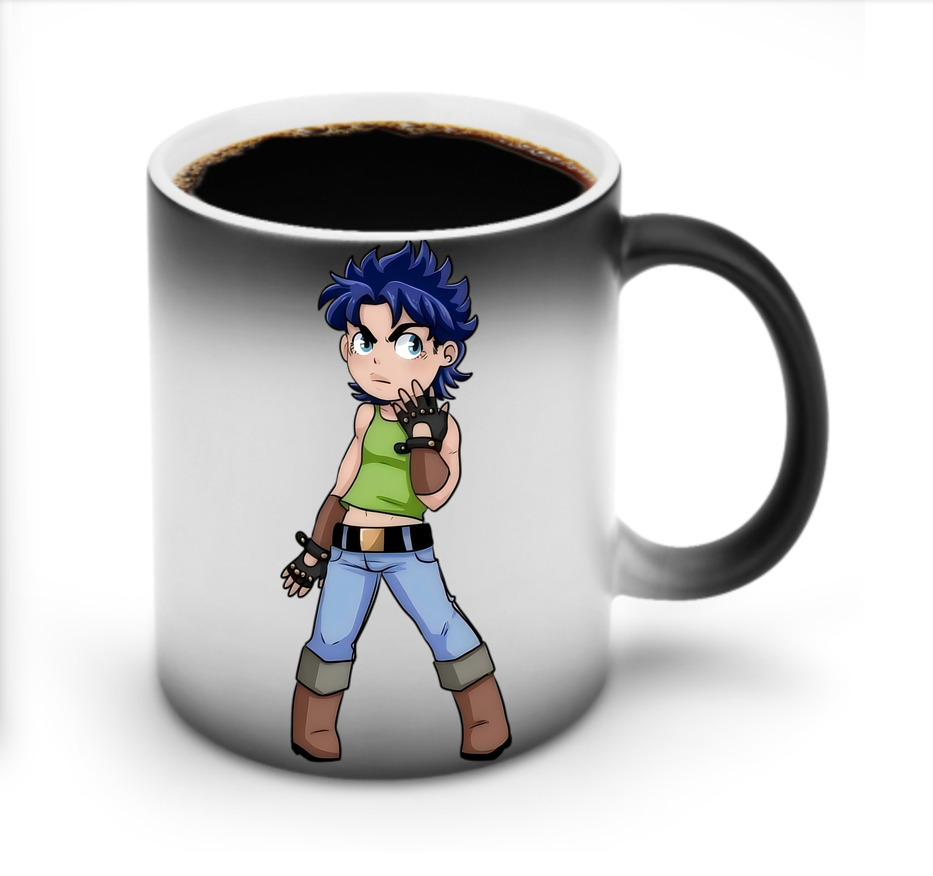 （画像用） ジョジョの奇妙な冒険 広瀨康一 JoJo's Bizarre Adventure Hirose Koichi 温度変色マグカップ