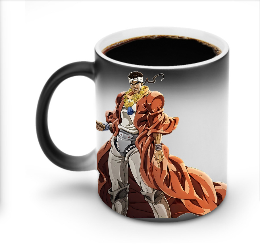 （画像用） ジョジョの奇妙な冒険 ムハンマド?アブドゥル JoJo's Bizarre Adventure Muhammad Avdol 温度変色マグカップ