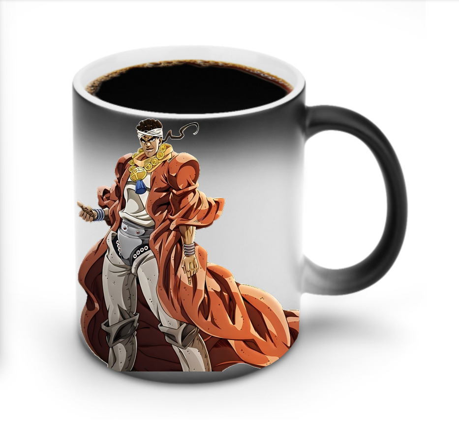 （画像用） ジョジョの奇妙な冒険 ムハンマド?アブドゥル JoJo's Bizarre Adventure Muhammad Avdol 温度変色マグカップ