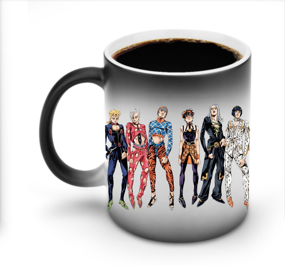 （画像用） ジョジョの奇妙な冒険 JoJo's Bizarre Adventure 温度変色マグカップ