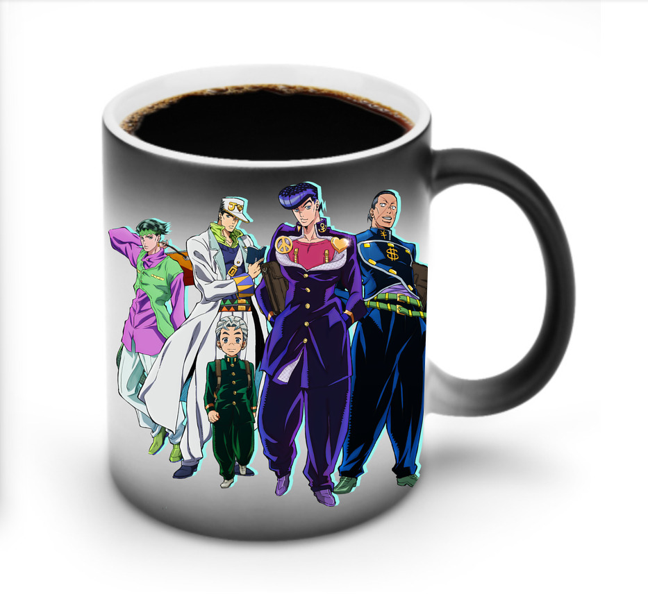（画像用） ジョジョの奇妙な冒険 JoJo's Bizarre Adventure 温度変色マグカップ