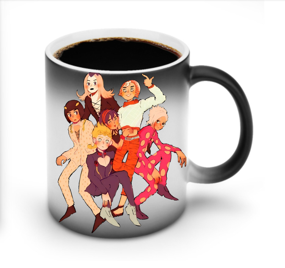 （画像用） ジョジョの奇妙な冒険 JoJo's Bizarre Adventure 温度変色マグカップ