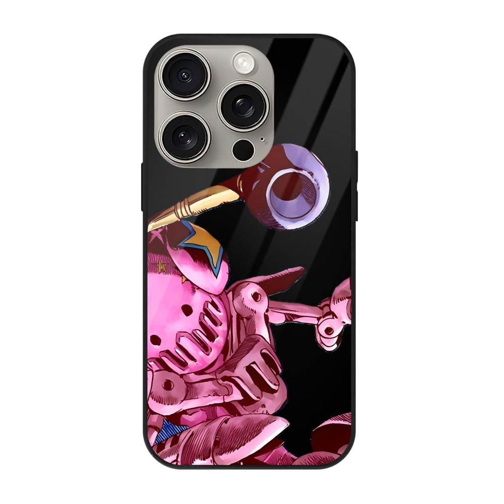 （画像用） ジョジョの奇妙な冒険 ジョナサン?ジョースター JoJo's Bizarre Adventure Jonathan Joestar 【iPhone15Pro対応】スマホケース 耐衝撃＆黄変防止 背面ガラス