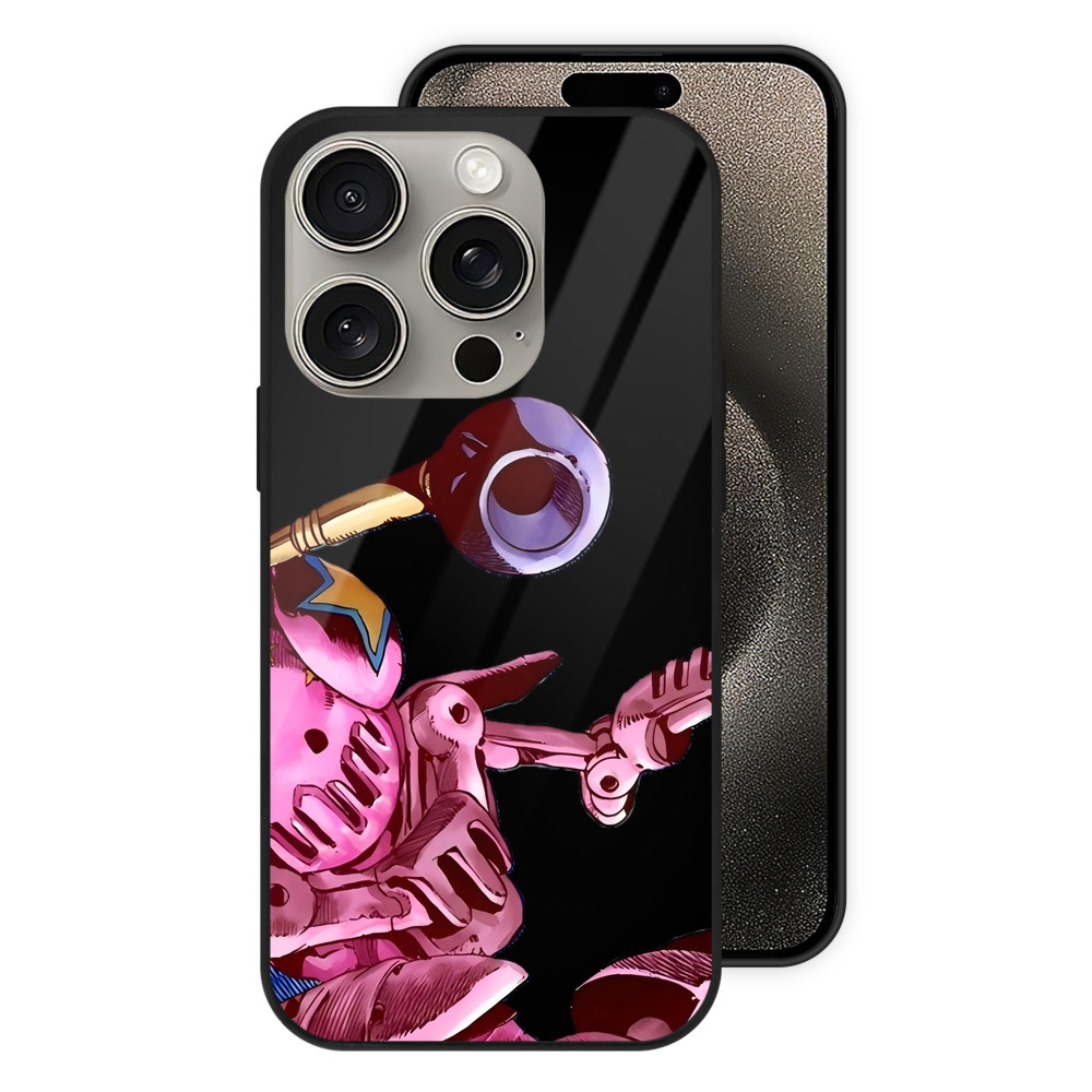 （画像用） ジョジョの奇妙な冒険 ジョナサン?ジョースター JoJo's Bizarre Adventure Jonathan Joestar 【iPhone15Pro対応】スマホケース 耐衝撃＆黄変防止 背面ガラス