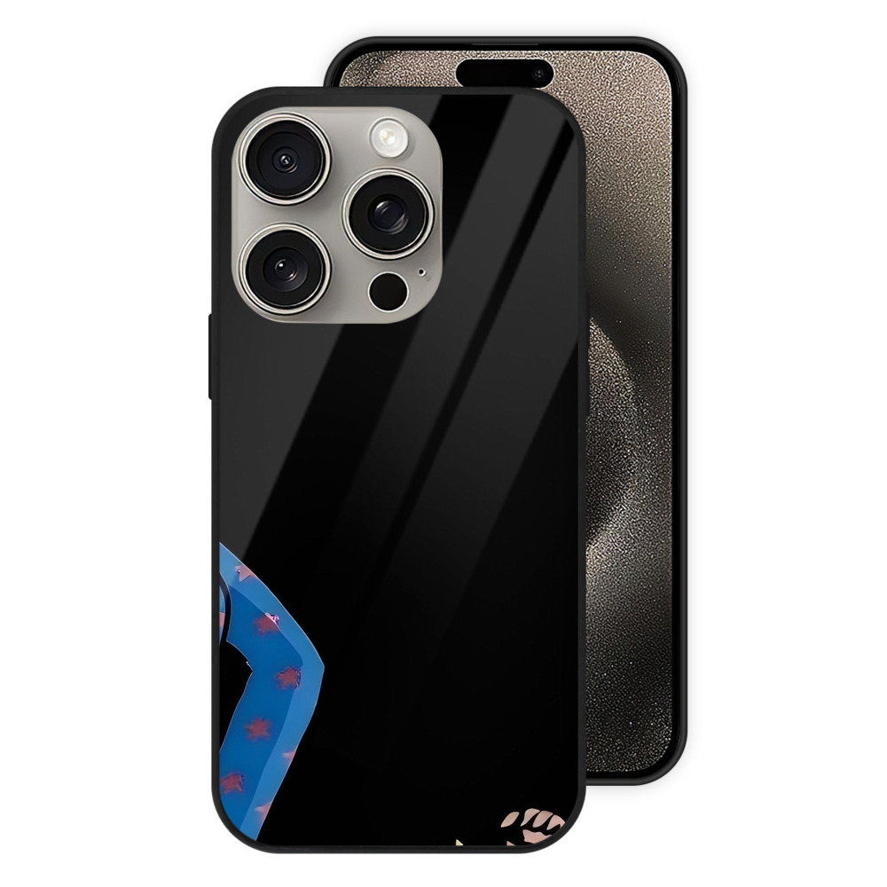 （画像用） ジョジョの奇妙な冒険 グイード?ミスタ JoJo's Bizarre Adventure Guido Mista 【iPhone15Pro対応】スマホケース 耐衝撃＆黄変防止 背面ガラス