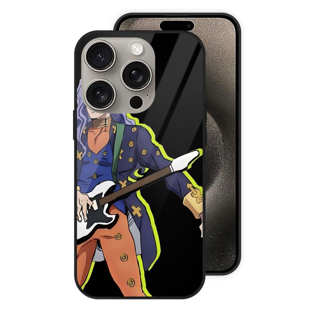 （画像用） ジョジョの奇妙な冒険 おといし あきら JoJo's Bizarre Adventure Akira Otoishi 【iPhone15Pro対応】スマホケース 耐衝撃＆黄変防止 背面ガラス