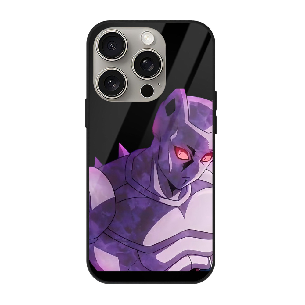 （画像用） ジョジョの奇妙な冒険 きら よしかげ JoJo's Bizarre Adventure Kira Yoshikage 【iPhone15Pro対応】スマホケース 耐衝撃＆黄変防止 背面ガラス