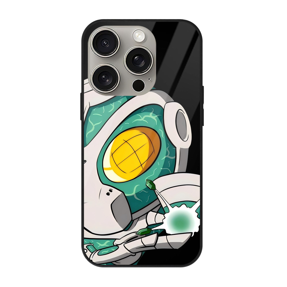 （画像用） ジョジョの奇妙な冒険 花京院 典明（かきょういん のりあき） JoJo's Bizarre Adventure Kakyoin Noriaki 【iPhone15Pro対応】スマホケース 耐衝撃＆黄変防止 背面ガラス