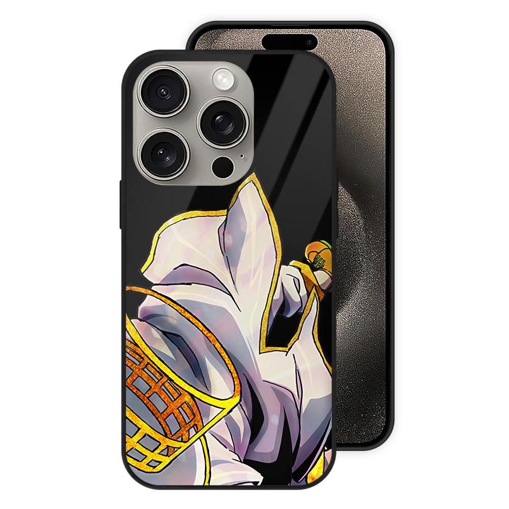 （画像用） ジョジョの奇妙な冒険 岸辺 露伴（きしべ ろはん） JoJo's Bizarre Adventure Rohan Kishibe 【iPhone15Pro対応】スマホケース 耐衝撃＆黄変防止 背面ガラス