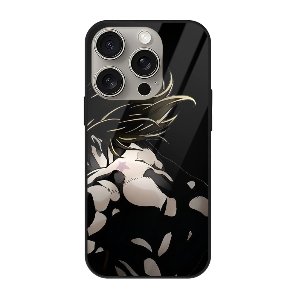 （画像用） ジョジョの奇妙な冒険 ディオ?ブランドー JoJo's Bizarre Adventure Dio Brando 【iPhone15Pro対応】スマホケース 耐衝撃＆黄変防止 背面ガラス