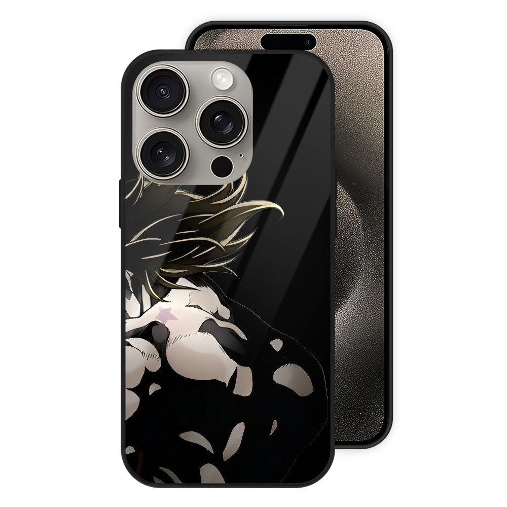 （画像用） ジョジョの奇妙な冒険 ディオ?ブランドー JoJo's Bizarre Adventure Dio Brando 【iPhone15Pro対応】スマホケース 耐衝撃＆黄変防止 背面ガラス