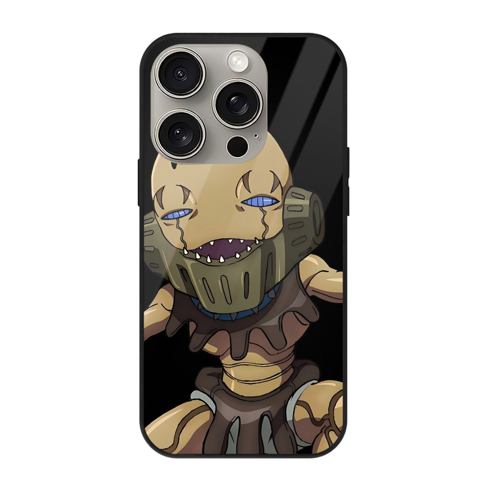 （画像用） ジョジョの奇妙な冒険 JoJo's Bizarre Adventure 【iPhone15Pro対応】スマホケース 耐衝撃＆黄変防止 背面ガラス